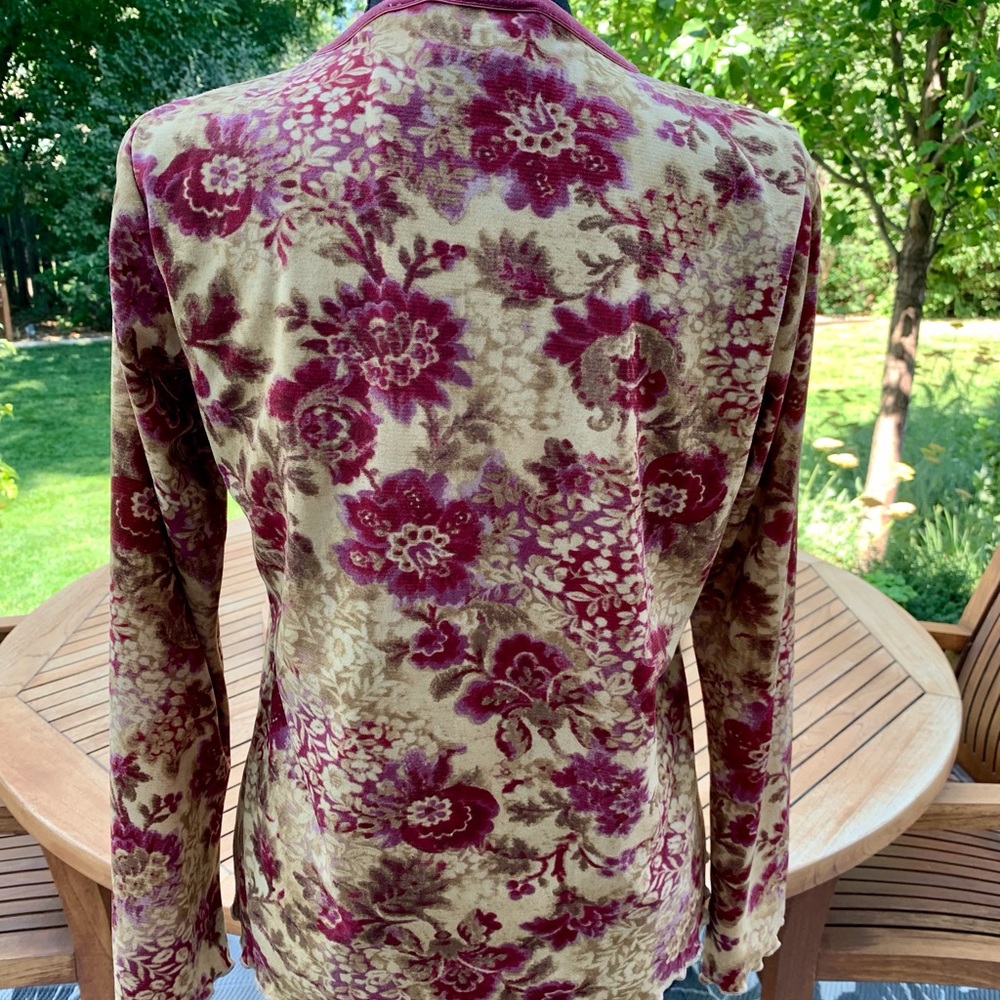 Liz Claiborne Floral Top - Picture 7 of 7